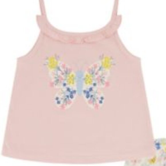Kids headquarters girl's butterfly top & short 2-pc set retail $38 - Picture 2 of 3